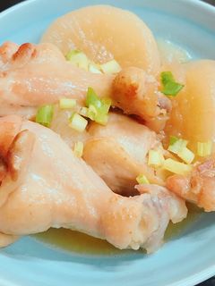 圧力鍋でトロける大根と鶏手羽元の煮物-レシピのメイン写真
