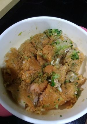 離乳食　手づかみトマトツナオートミール-レシピのメイン写真