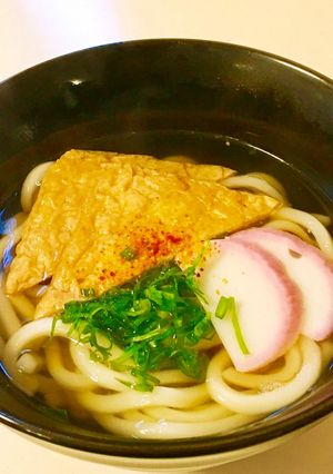 冬のきつねうどん-レシピのメイン写真