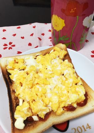 ズボラ飯！なんちゃってピザトースト☆-レシピのメイン写真
