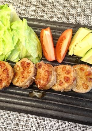 サクッカリッとしたれんこんのはさみ焼き❣-レシピのメイン写真