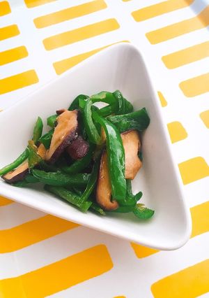 お弁当に◎簡単！椎茸ピーマン-レシピのメイン写真