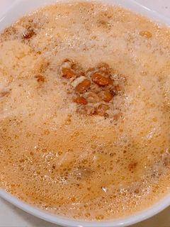 ふわふわ納豆たまごの、スープごはん!-レシピのメイン写真