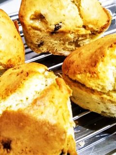 バナナとレーズンのカップケーキ-レシピのメイン写真