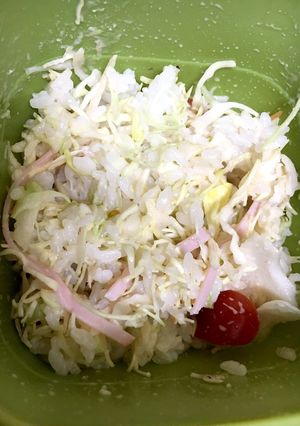 カット野菜で簡単サラダご飯-レシピのメイン写真