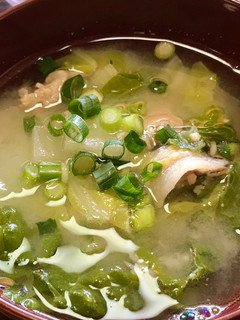 白菜と豚肉の味噌汁-レシピのメイン写真