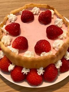 いちごのムースケーキ-レシピのメイン写真