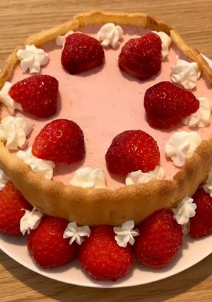 いちごのムースケーキ-レシピのメイン写真