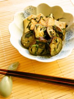 ☺簡単和食♪茄子と厚揚げのしそ味噌煮☺-レシピのメイン写真