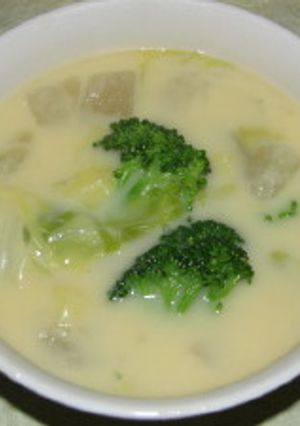 10分クッキング『野菜のクリームスープ』-レシピのメイン写真