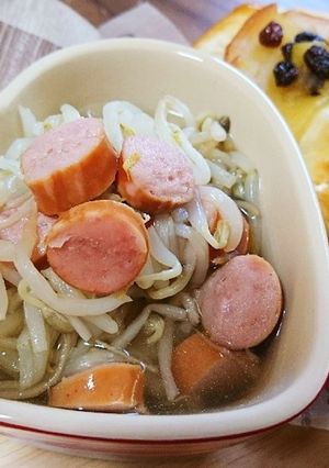 時短すぎてスミマセン!冷凍もやしのスープ-レシピのメイン写真