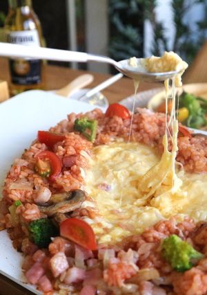 チーズIN♡ふわとろオープンオムライス-レシピのメイン写真