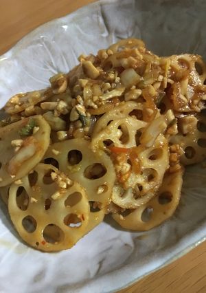 韓国風辛うま! レンコンのきんぴら-レシピのメイン写真
