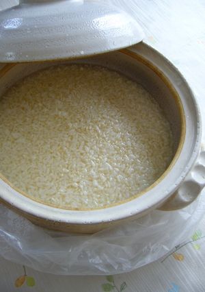 米麹の甘酒（電気ソフトあんか）：レオン亭-レシピのメイン写真