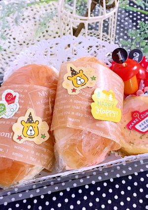 お弁当 詰め方 ラッピングパン 簡単♫-レシピのメイン写真