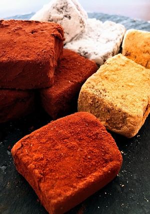 超ヘルシー!簡単もちもち生チョコ風-レシピのメイン写真