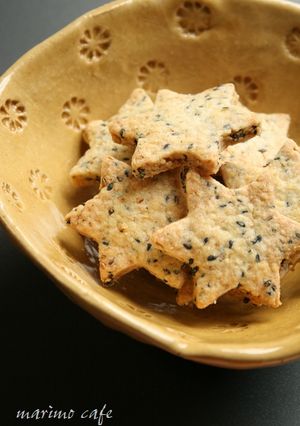 フードプロセッサーで☆ごまクッキー-レシピのメイン写真