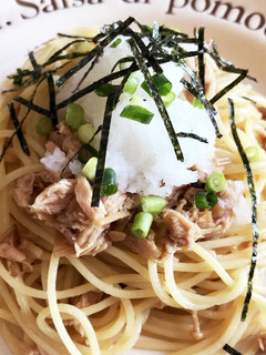 なめ茸とツナの超お手軽パスタ-レシピのメイン写真