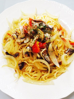 オイルサーディン&玉ねぎのパスタ-レシピのメイン写真