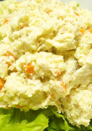 電子レンジで、おからのポテトサラダ風-レシピのメイン写真