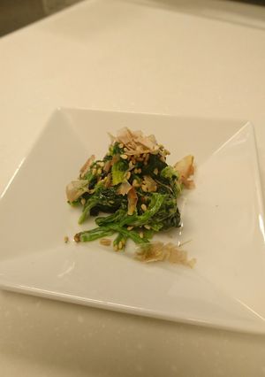 ほうれん草のマヨ醤油マスタードあえ-レシピのメイン写真