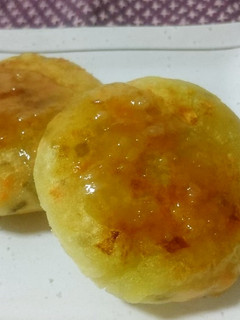 ほわっと甘い♪ヤーコンのポテトおやき-レシピのメイン写真