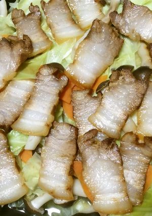 野菜とチャーシューの蒸し煮-レシピのメイン写真