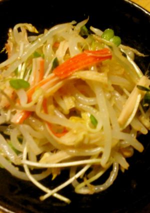 もやしとかいわれとかにかまの中華風サラダ-レシピのメイン写真