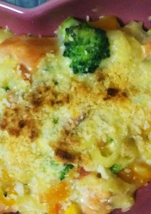 離乳食完了期☆鮭と野菜のマカロニグラタン-レシピのメイン写真