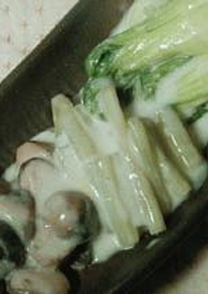 蕗と中国野菜のクリーム煮-レシピのメイン写真