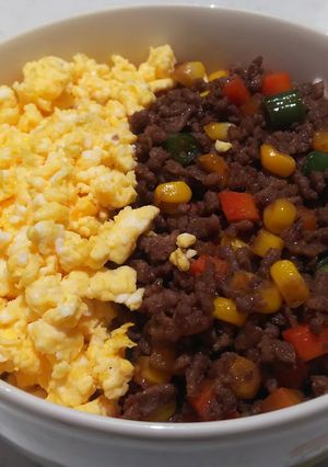 ミンチ丼-レシピのメイン写真