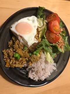 レンコン ♡ひき肉カレー炒め-レシピのメイン写真