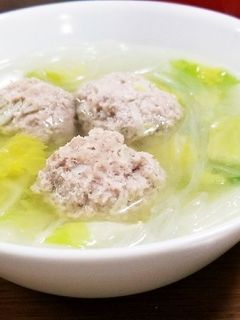 肉だんごの春雨スープ-レシピのメイン写真