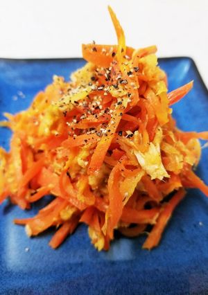 カレー味★にんじんツナ炒め★お弁当おかず-レシピのメイン写真
