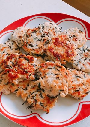 ヘルシー豆腐ひじきハンバーグ♡-レシピのメイン写真