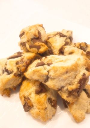 HMで簡単スタバ風チョコスコーン-レシピのメイン写真