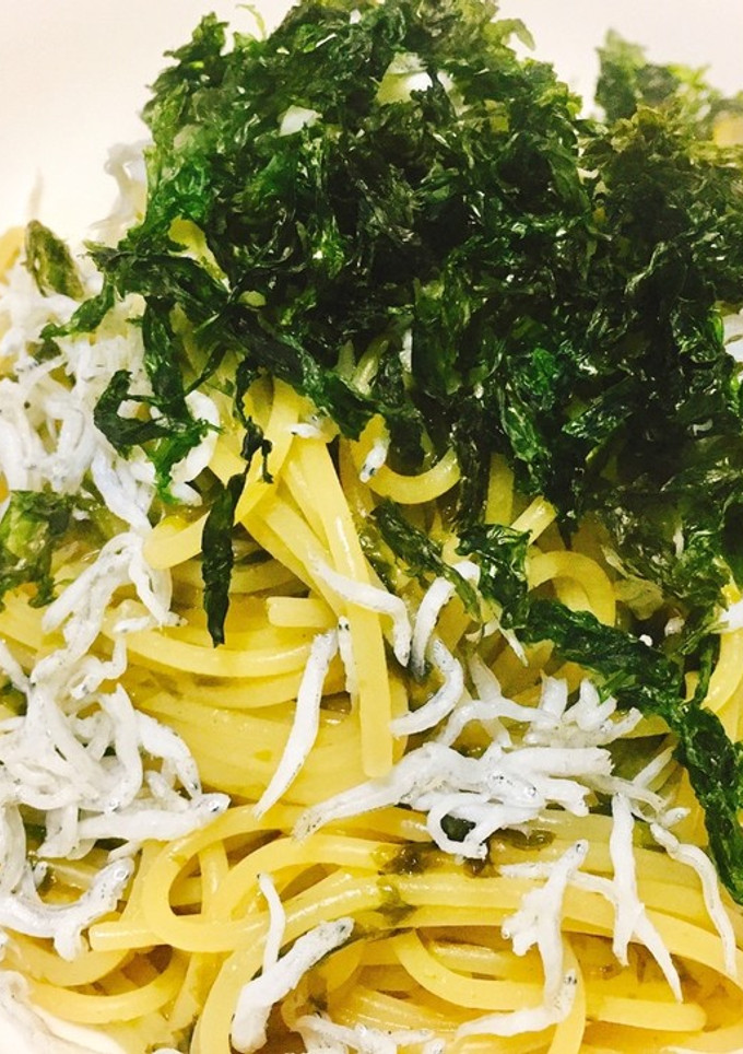 島のりとしらすの和風パスタ-レシピのメイン写真