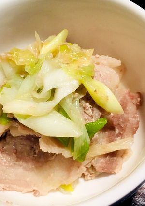 ネギ塩豚バラ炒め-レシピのメイン写真