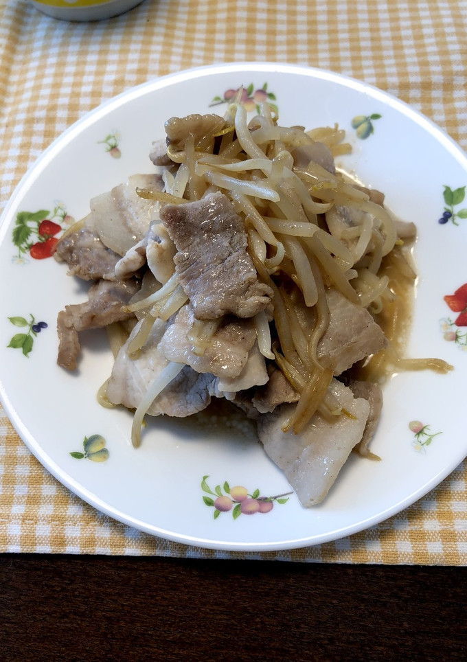 簡単☆豚肉ともやしのポン酢炒め-レシピのメイン写真