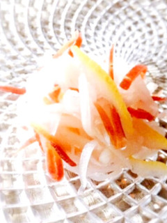 中野酢:寿酢【ゆず風味の紅白なます】-レシピのメイン写真