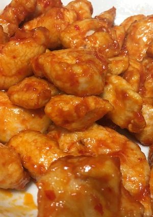 ムネ肉でヘルシー！ピリ辛ケチャップチキン-レシピのメイン写真