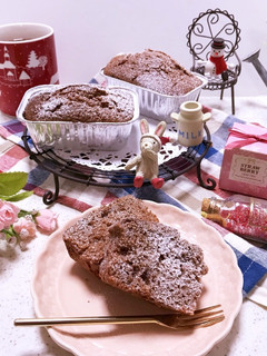 超簡単♡混ぜるだけココアケーキ♪-レシピのメイン写真