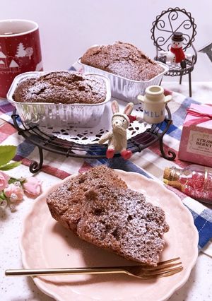 超簡単♡混ぜるだけココアケーキ♪-レシピのメイン写真