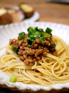 簡単シンプル 納豆パスタ-レシピのメイン写真