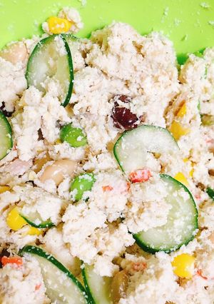 ヘルシーに栄養満点♡おからとお豆のサラダ-レシピのメイン写真