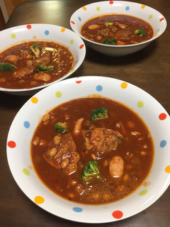 豚と大豆のトマト煮込みミネストローネ風-レシピのメイン写真