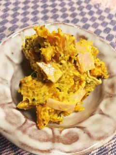 *クリームチーズ入り南瓜サラダ*-レシピのメイン写真