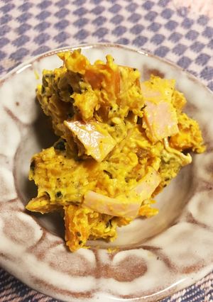 ＊クリームチーズ入り南瓜サラダ＊-レシピのメイン写真