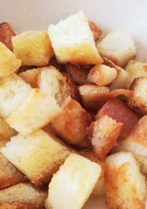 簡単美味！スナック菓子みたいなクルトン♪-レシピのメイン写真