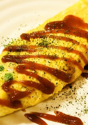 野菜ミックスを入れたミックスインオムレツ-レシピのメイン写真